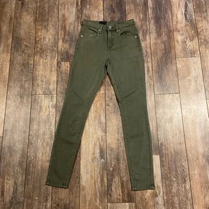 Blank NYC Green Skinny Jeans